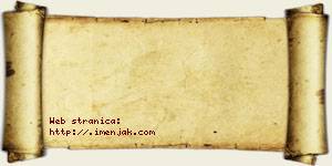 Rumena Josić vizit kartica